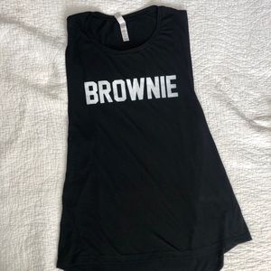 Black Workout shirt BROWNIE